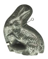 Schokoladenform Sitzender Hase mit Korb