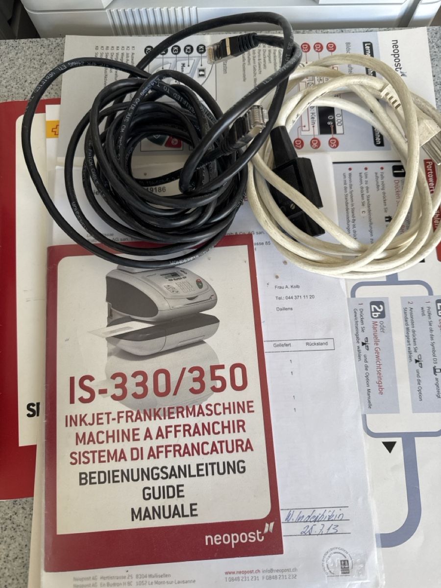 Tutte le macchine: Frankiermaschine Neopost IS 350    – Usato da Zürich venduto da tak_kvz7 2
