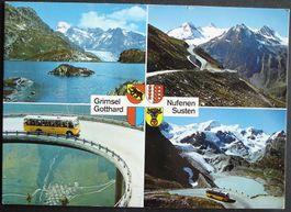 GRIMSEL GOTTHARD NUFENEN SUSTEN Postauto