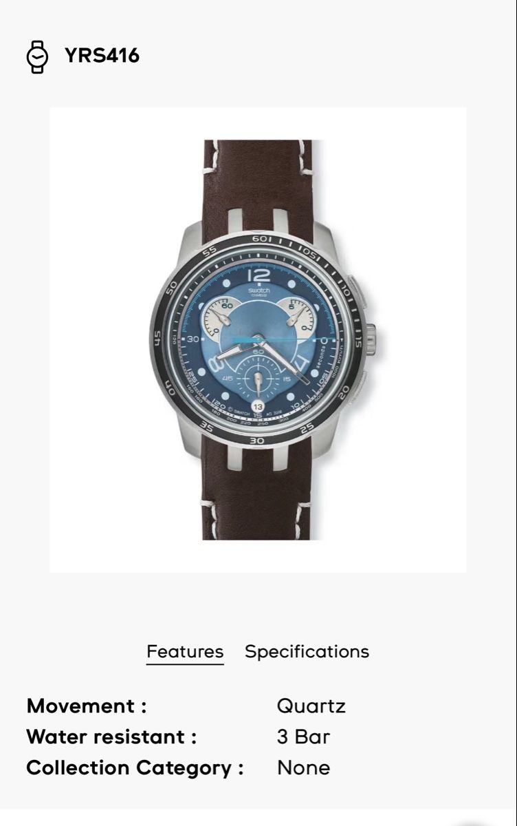 Swatch Uhren: Swatch Irony Chrono Ice Border YRS416 – Gebraucht aus Kirchberg SG von Myanaconda 3