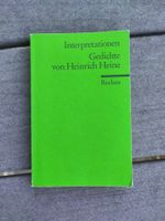 Interpretationen Gedichte Heinrich Heine Reclam