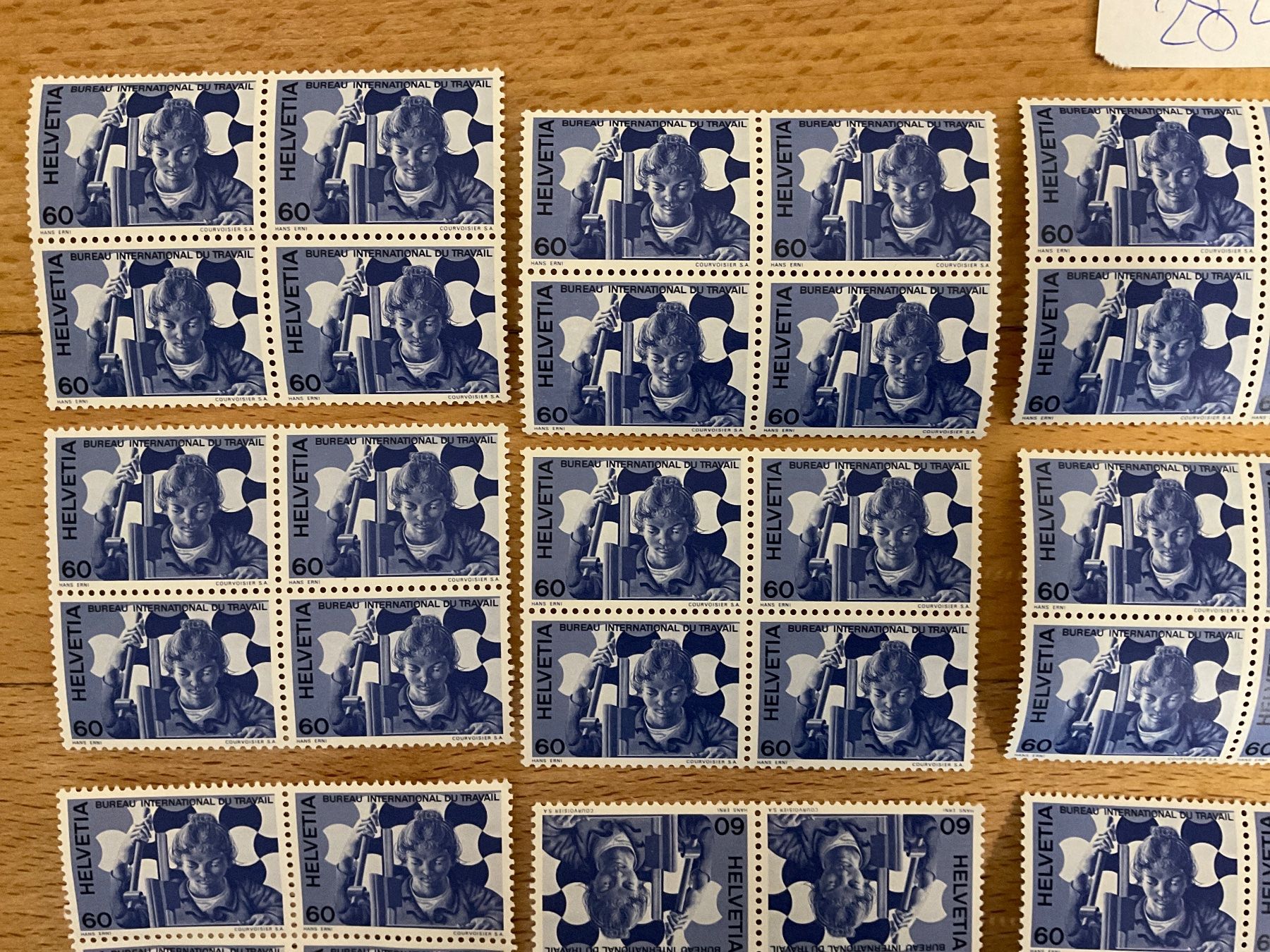 Tutti i francobolli: 60Fr Ämter Frankaturware ungestempelt postfrisch Sammlung – Nuovo (secondo la descrizione) da Wil SG venduto da Chefsugus 1