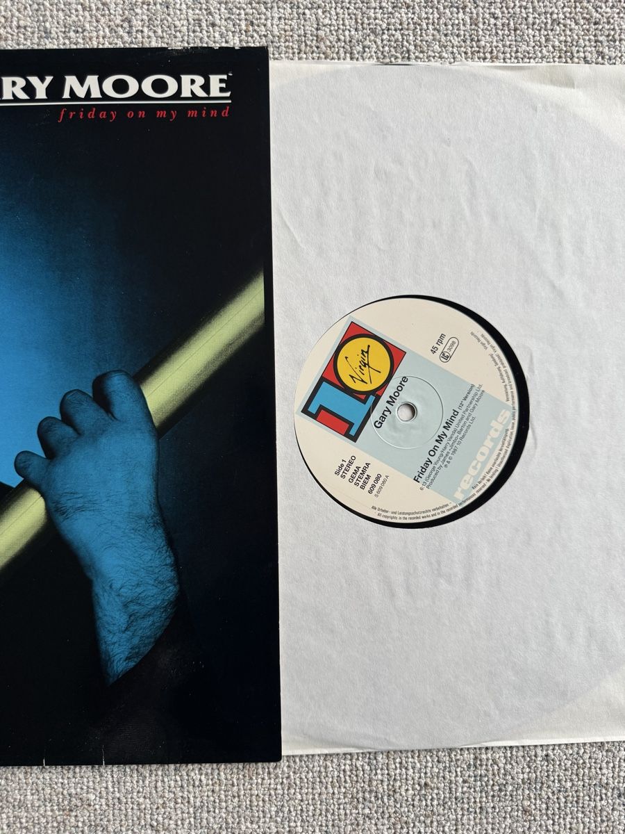 Dischi in vinile: Gary Moore - Friday on My Mind - 12" Maxi - 80s – Usato da Rorbas venduto da BlackstarRecords 2