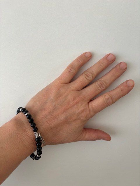 Bracciali & Braccialetti: Armband aus Onyx und Silber 925 – Nuovo e nell'imballaggio originale da Sursee venduto da Allabus 2