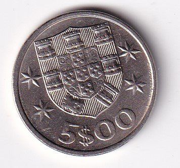 Tutti le monete: Portugal 5 escudos 1983vorz – Usato da Neuchâtel venduto da karlpierrino 1