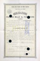 Società della Ferrovia del Monte Generoso. Lugano - 1890