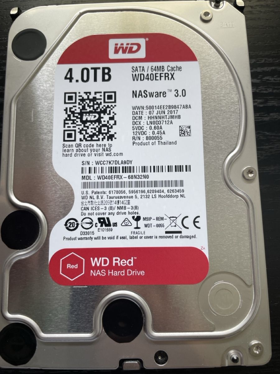 Western Digital Harddisks: 4.0TB WD Red WD40EFRX – Neu (gemäss Beschreibung) aus Abtwil SG von Kueng.MultiOutlet 1