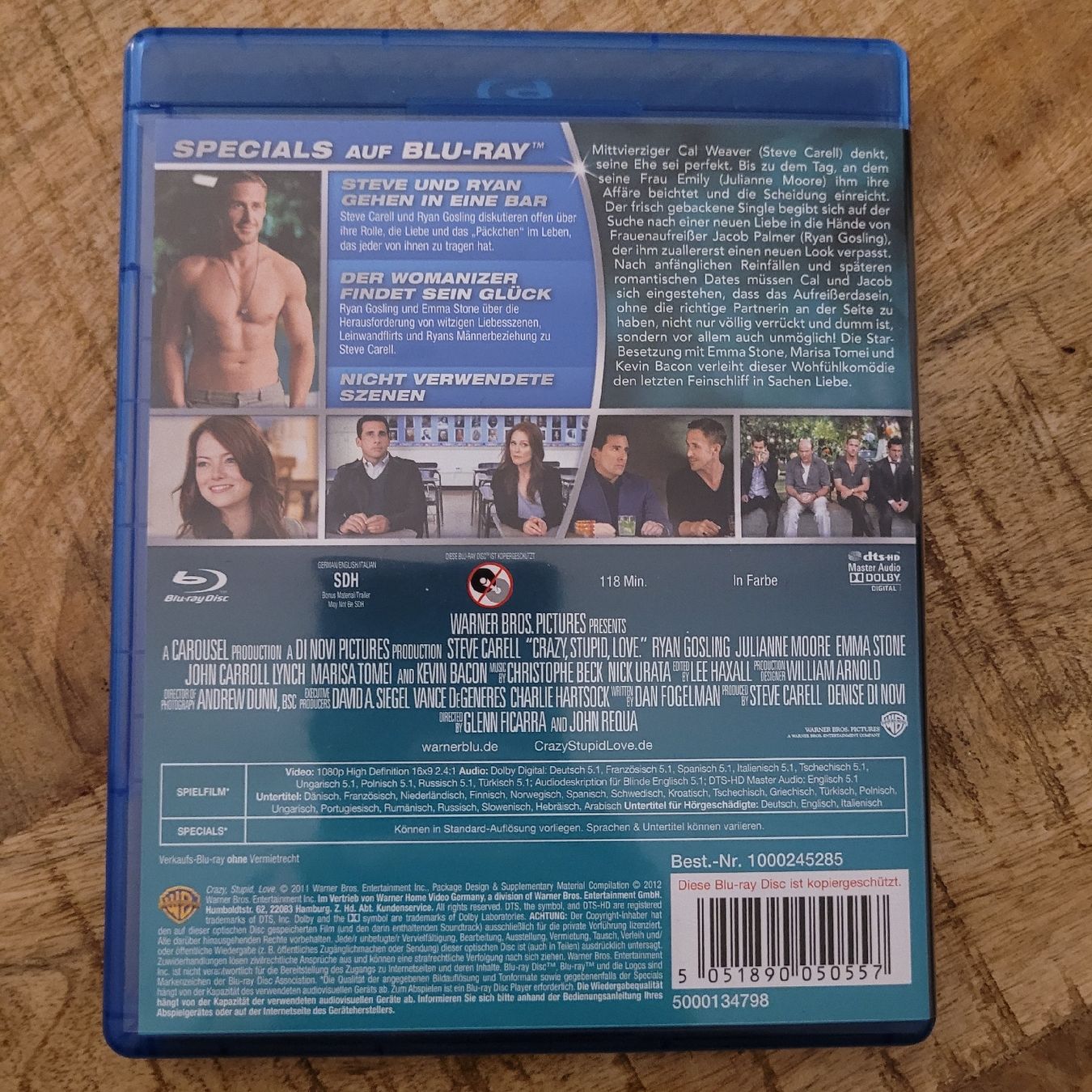 Alle DVDs: Crazy, Stupid, Love. Bluray Ryan Gosling – Gebraucht aus Volketswil von uffdu 1