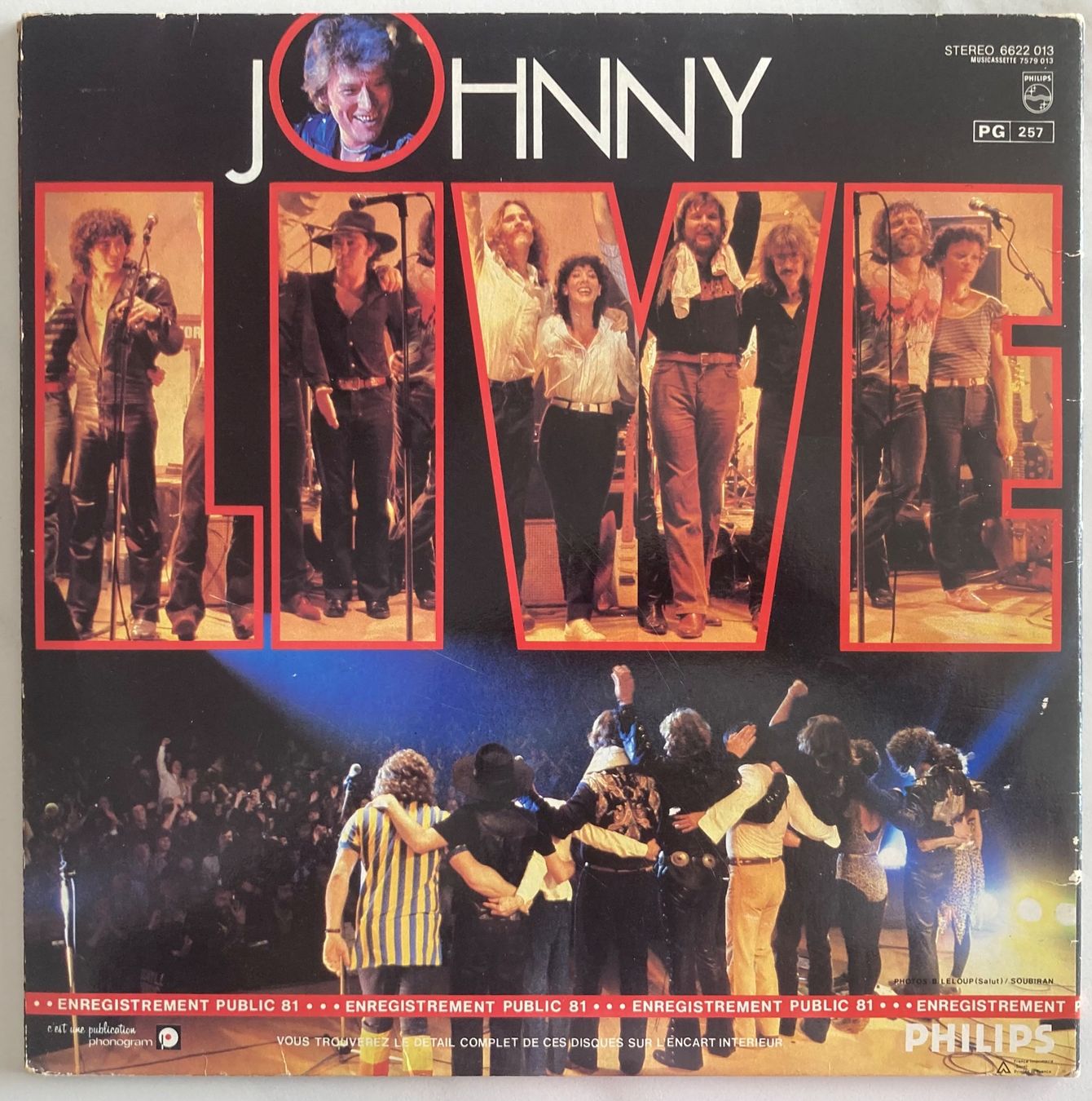 Dischi in vinile: JOHNNY HALLYDAY - LIVE – Usato da Poliez-Pittet venduto da Newtown-Records 1