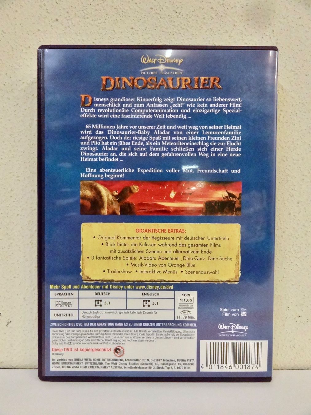 Tutti i DVDs: DVD DINOSAURIER WALT DISNEY – Nuovo (secondo la descrizione) da Kerzers venduto da wisaundso 3