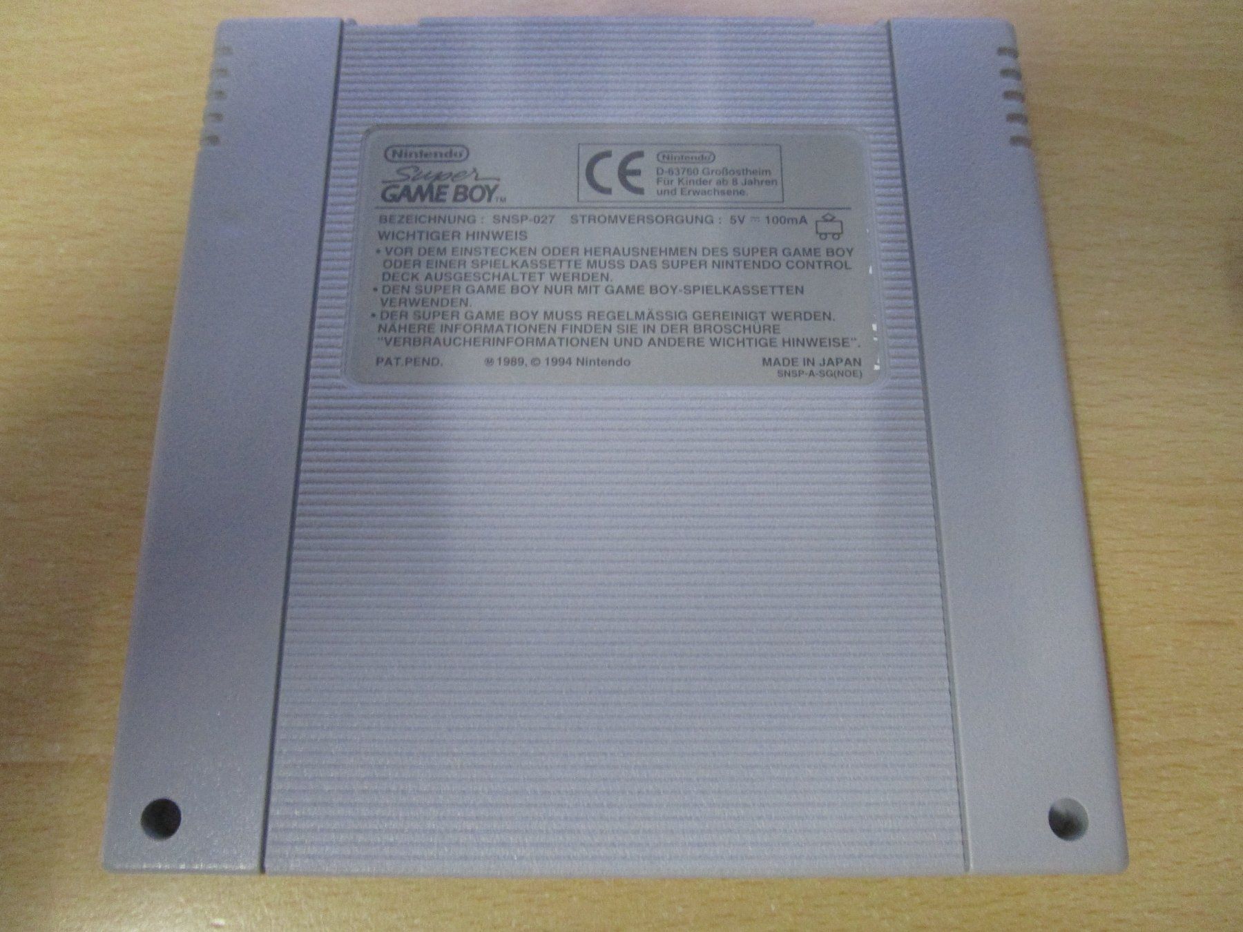 Nintendo Spiele: Super Gameboy Adapter - Super Game Boy Super Nintendo – Gebraucht aus Goldau von  1