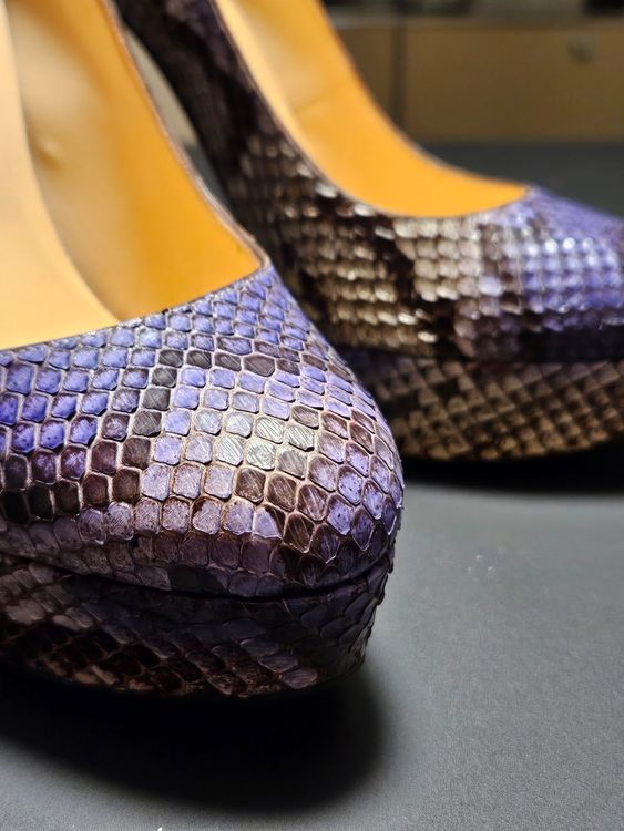 louboutin plateau high heels