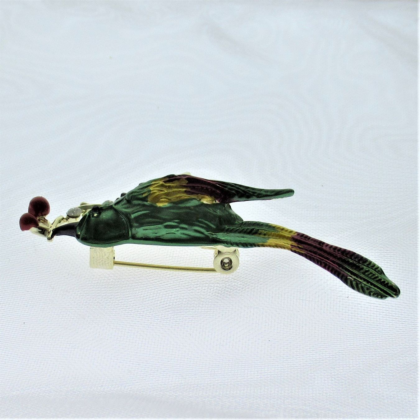 Spille & Fermagli: Vogel Broschen Emaille mit Strass – Nuovo (secondo la descrizione) da Stein am Rhein venduto da Vitrum8260 2
