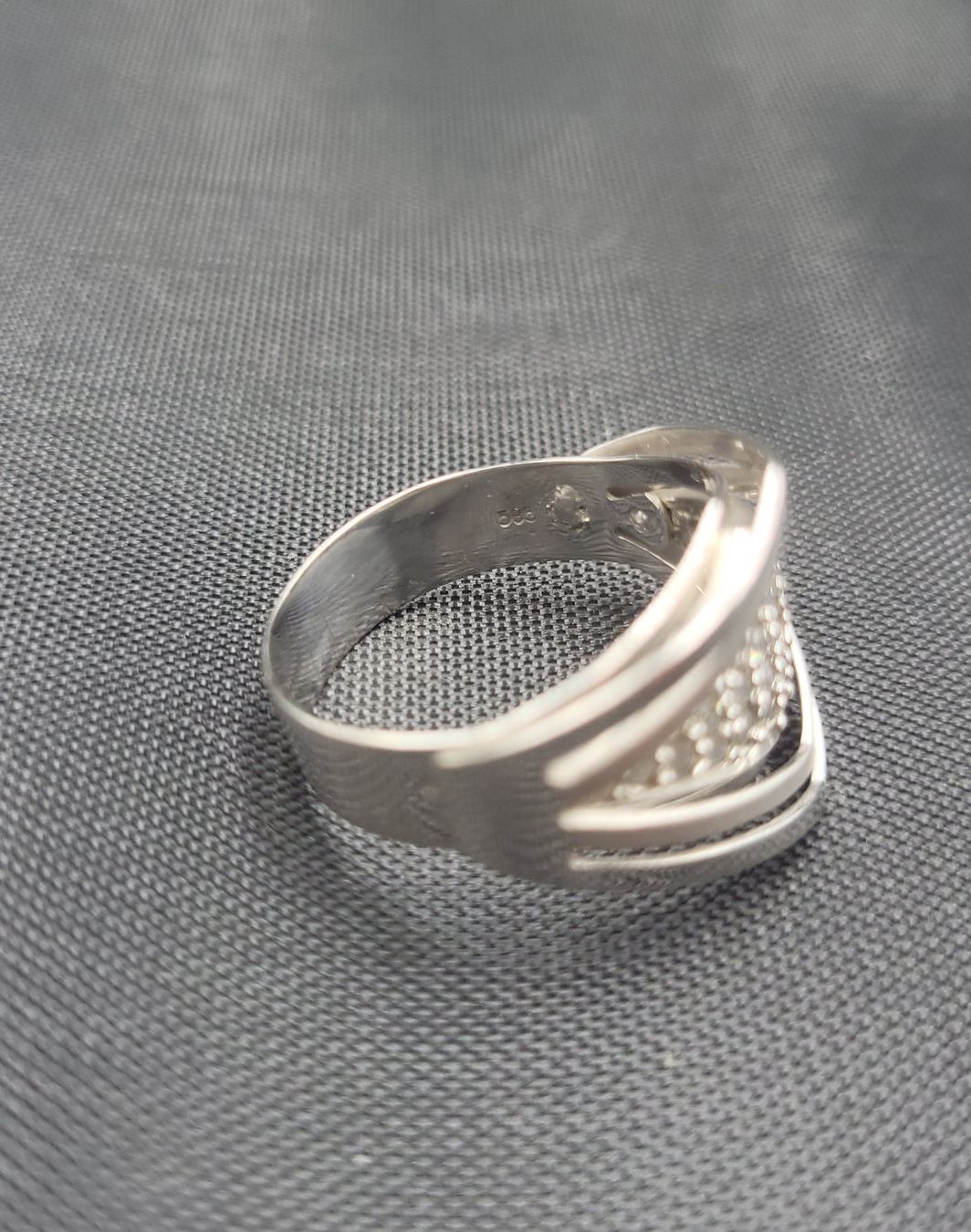 Anelli: Gold 585 Weiss Gold Mit Steine – Usato da Wald ZH venduto da Dasilver 3