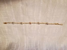 Elegantes Armband mit  14K vergoldet