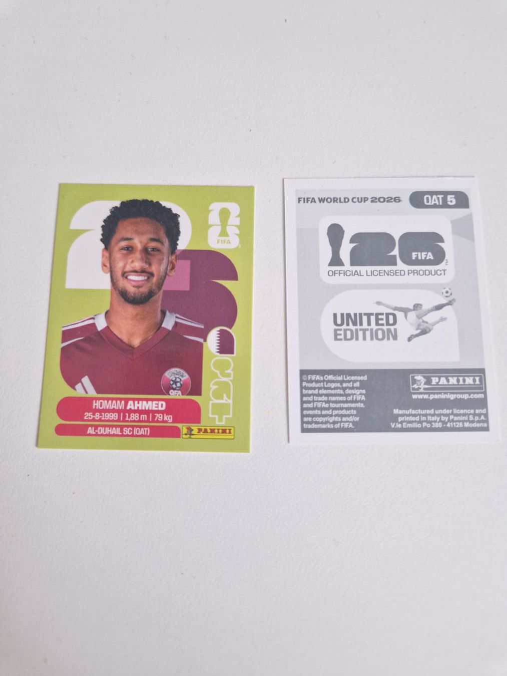 Panini Cartes à collectionner: Panini Sticker QAT5 – Neuf (Voir description) à Stüsslingen par white_angel86
