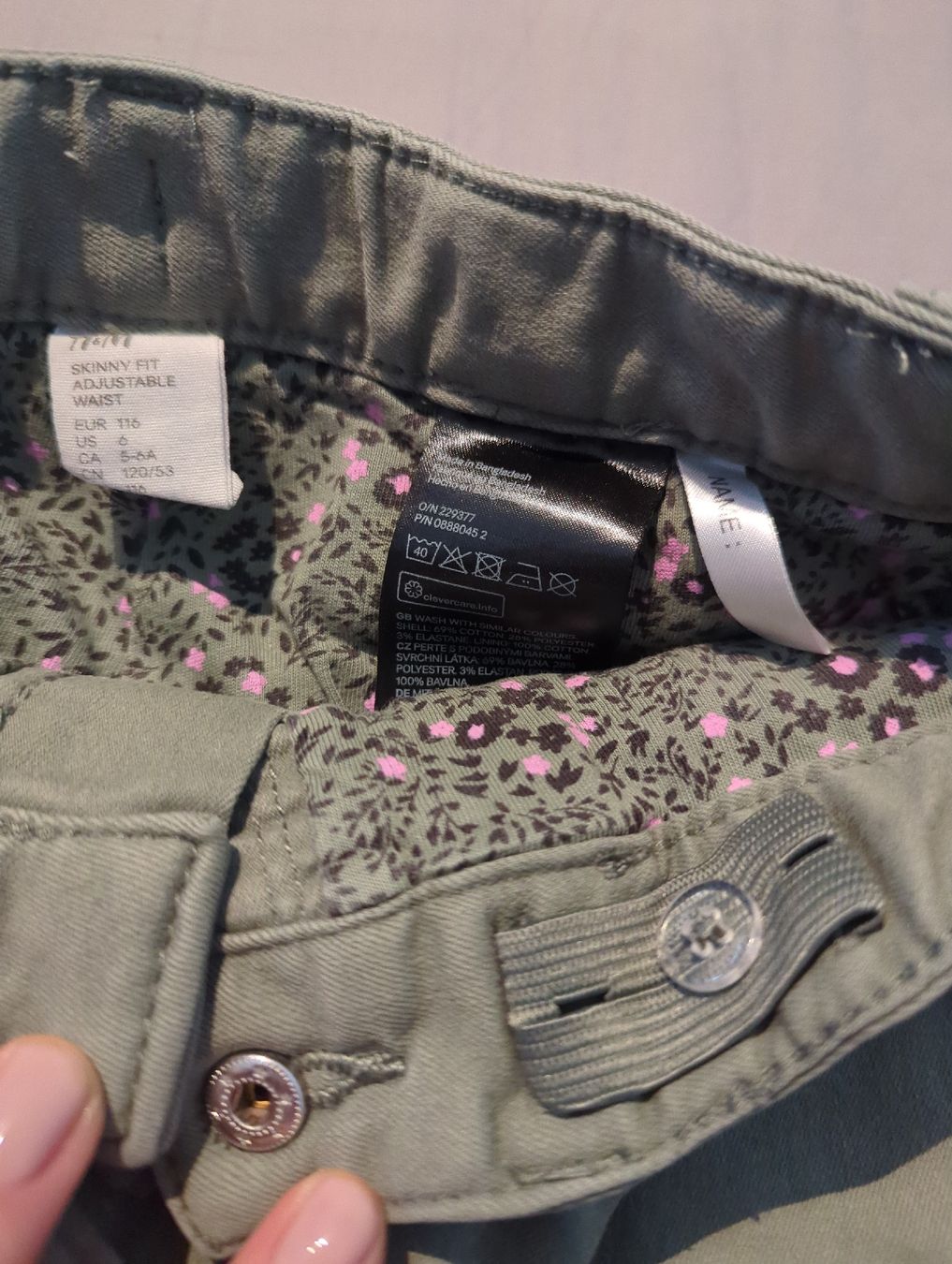 H&M Pantaloni: H&M Mädchen Jeans Hose Gr. 116 – Nuovo (secondo la descrizione) da Eglisau venduto da raf_hn2x 3