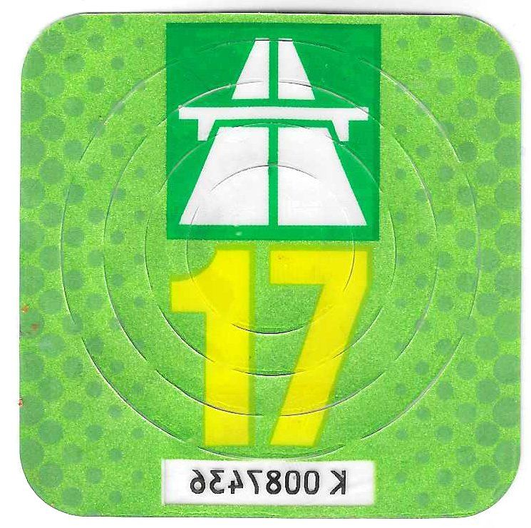 Autobahnvignetten: Vignette 2017, gebrauchte Autobahnvignette 17 – Gebraucht aus Bülach von gmstart 1