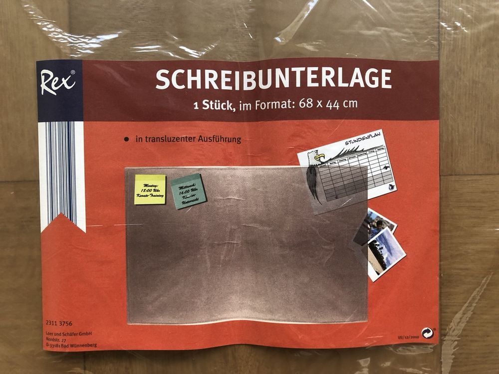 Idena Schreibunterlage Mit Pferdemotiv – 68x44 Cm, Kunststoff, Abwaschbar, Mit 2 Einstecktaschen, Für Büro, Kinderzimmer & Schule, Pappkern