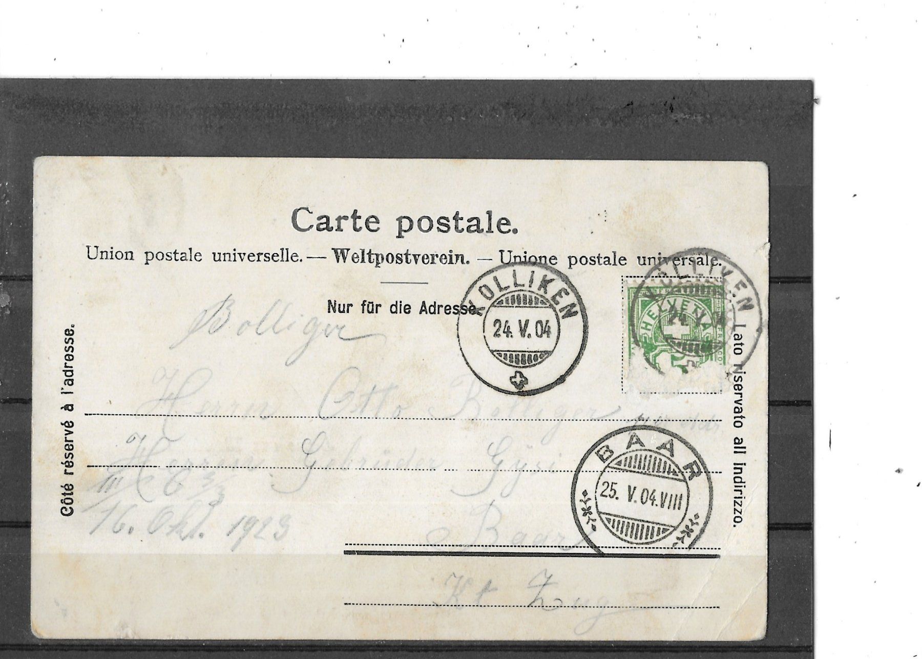 Cartes postales: AG Gruss aus Uerkheim 1904 – D'occasion à Schocherswil par Wilare 1