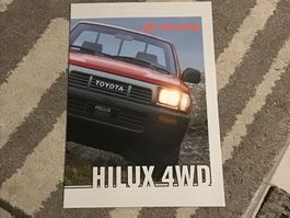 Toyota Hilux 4WD Verkaufsprospekt Dezember 1989