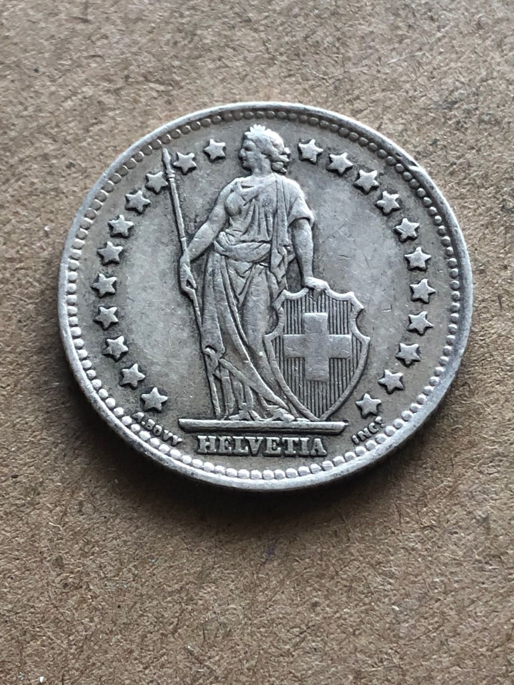 Toutes les monnaies: 1 Fr. 1945 – D'occasion à Schötz par Odpa 1