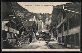 Meiringen, Strassenpartie mit Alpbachf