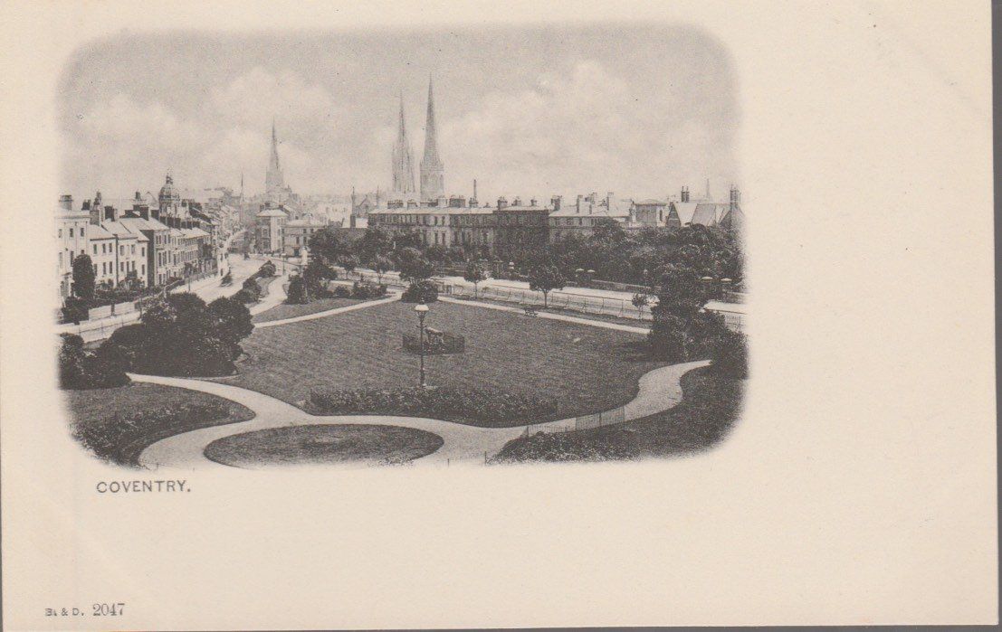 Cartoline postali: old  early 1900's UK Postcard COVENTRY  B. & D. ak – Usato da Vezia venduto da Aquarius_Age