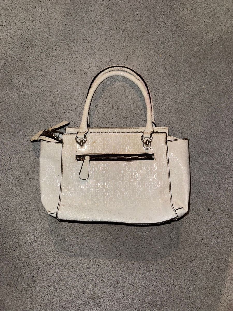 Guess Borse da donna: vintage guess bag white/gold – Usato da Oberhofen Thun'see venduto da 61archive 1