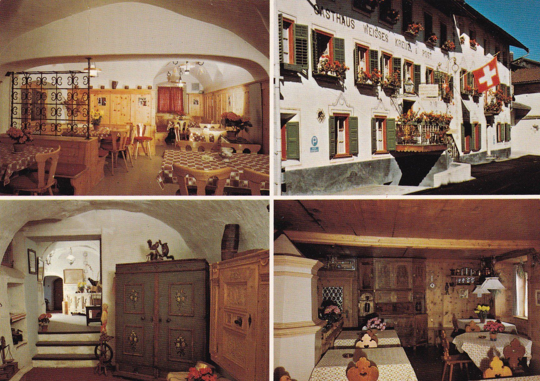 Cartoline postali: Hotel Crusch Alba   Santa Maria GR – Usato da Cormoret venduto da Pascalll2001