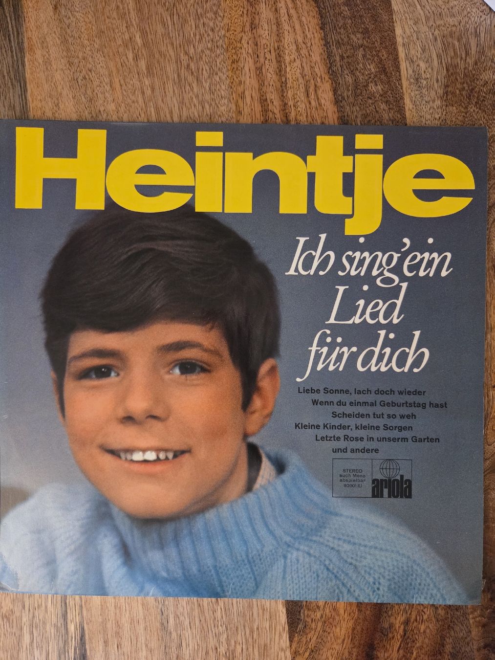 Dischi in vinile: Heintje - Ich sing ein Lied für dich – Usato da Jegenstorf venduto da AloeVera19