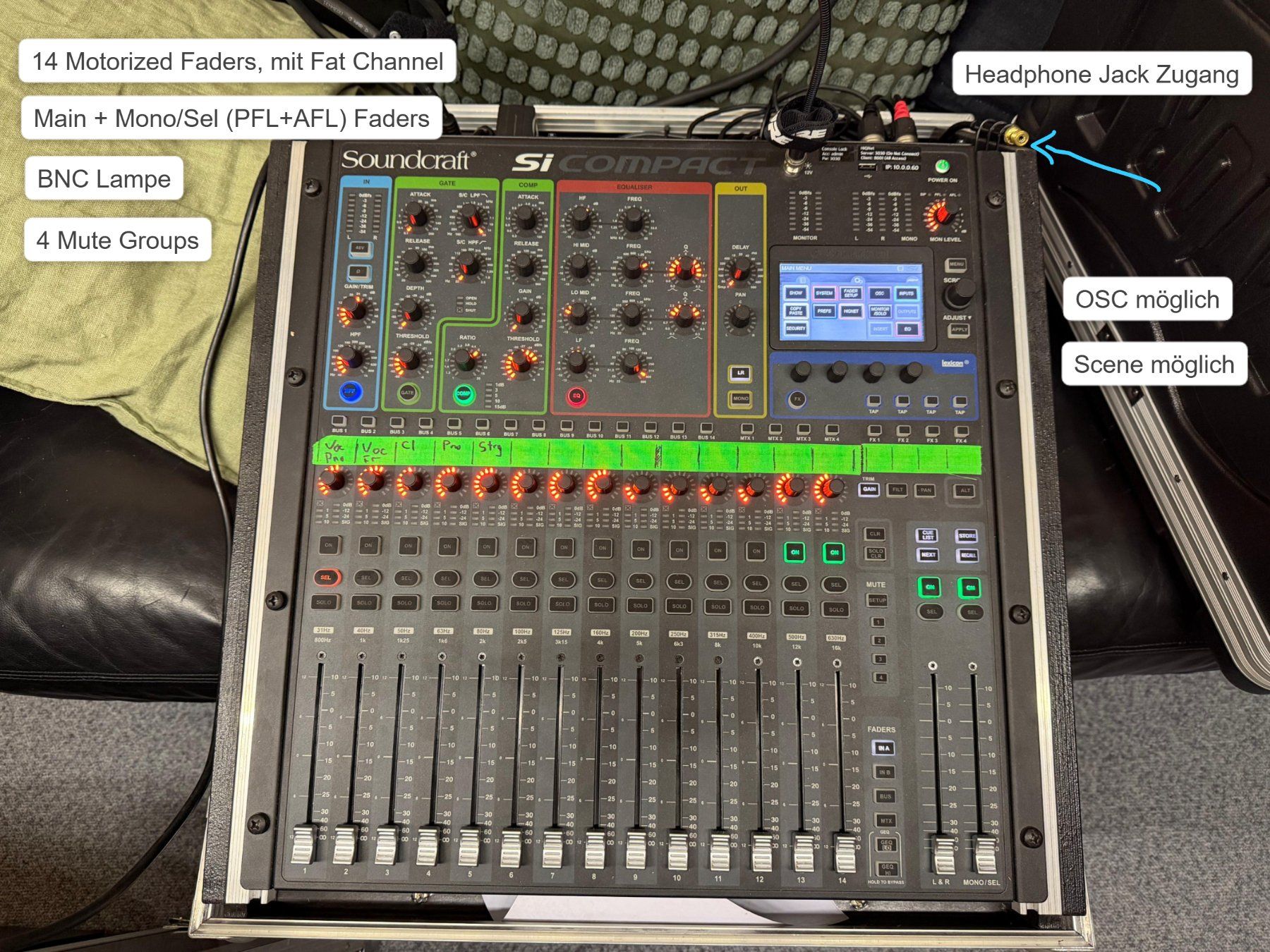 Soundcraft Console di mixaggio: Soundcraft Si Compact + Stagebox Set – Usato da Richterswil venduto da _AX_ 2