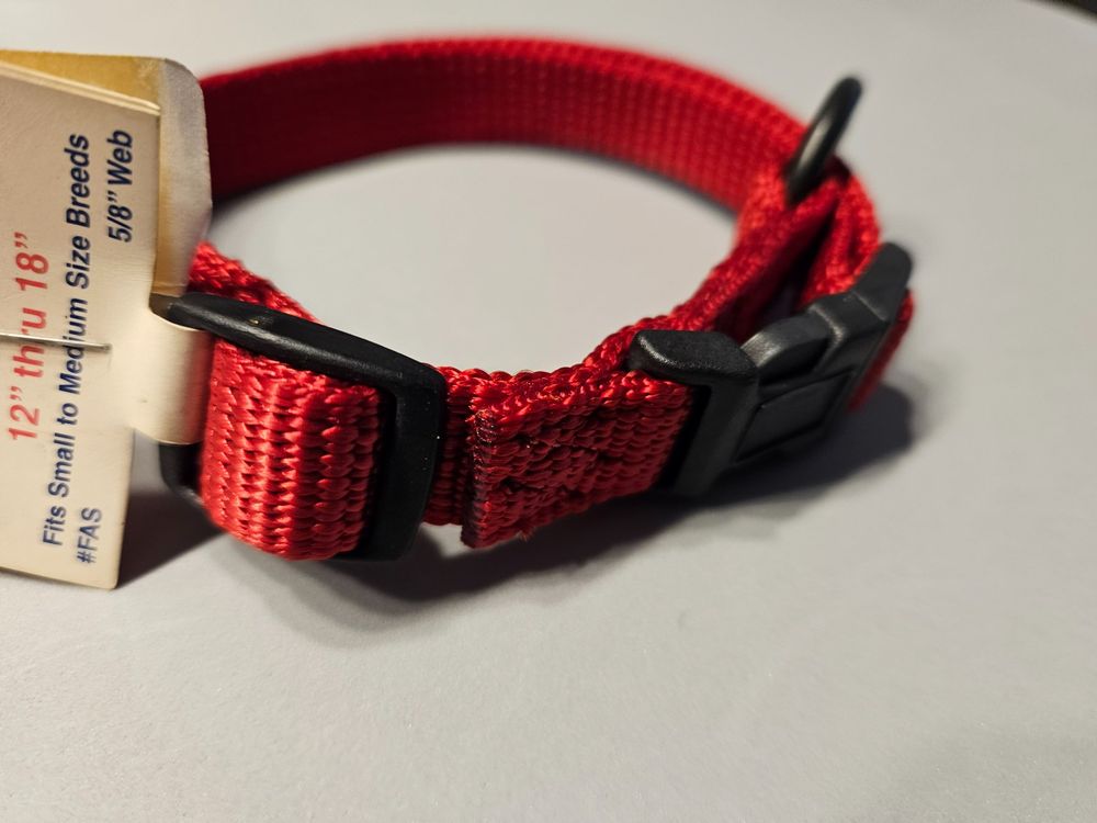 Hundehalsband von Hamilton rot ca. 24 - 42 cm, Neu | Kaufen auf Ricardo