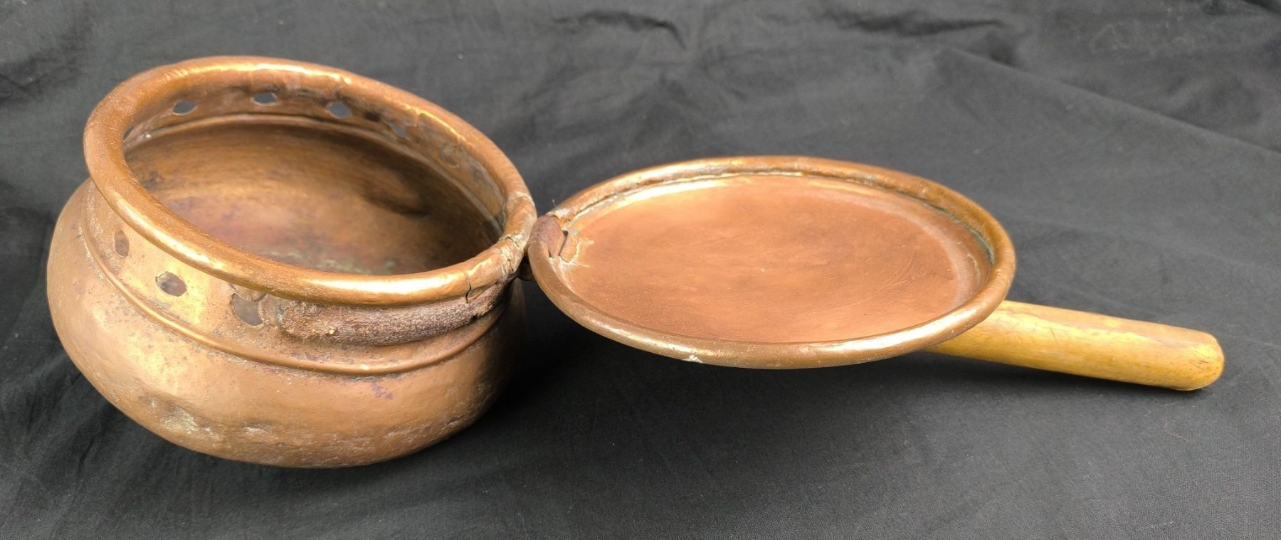 Altri elettrodomestici e apparecchi d’epoca: Antiker Bettwärmer 23 cm – Usato da Rüti ZH venduto da Restwert_Rueti_ZH 2