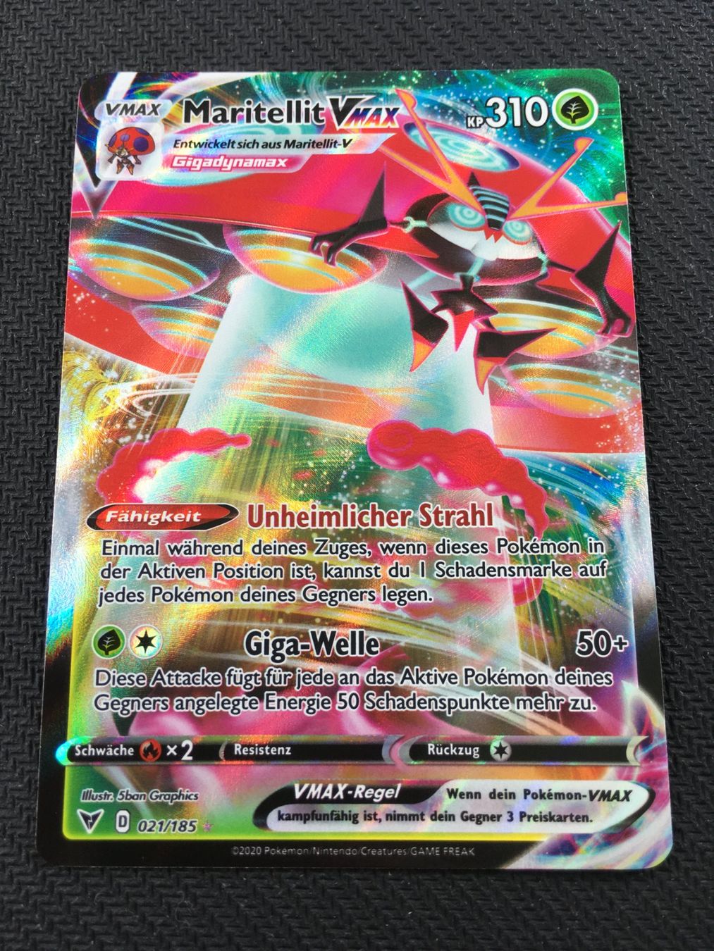 Pokémon Sammelbilder & Trading cards: Pokémon - Farbenschock - Maritellit VMAX (VIV 21) - DE – Neu und originalverpackt aus St.Gallen von Punktchen01
