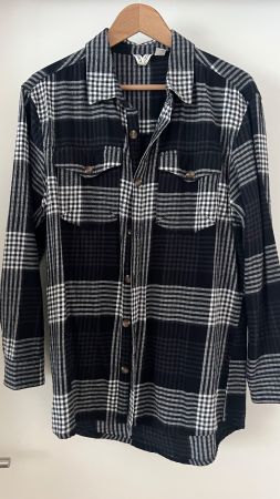 Chemise Columbia Femme - Flanelle à Carreaux - Manches Longues - Col Boutonné - Taille M - Occasion