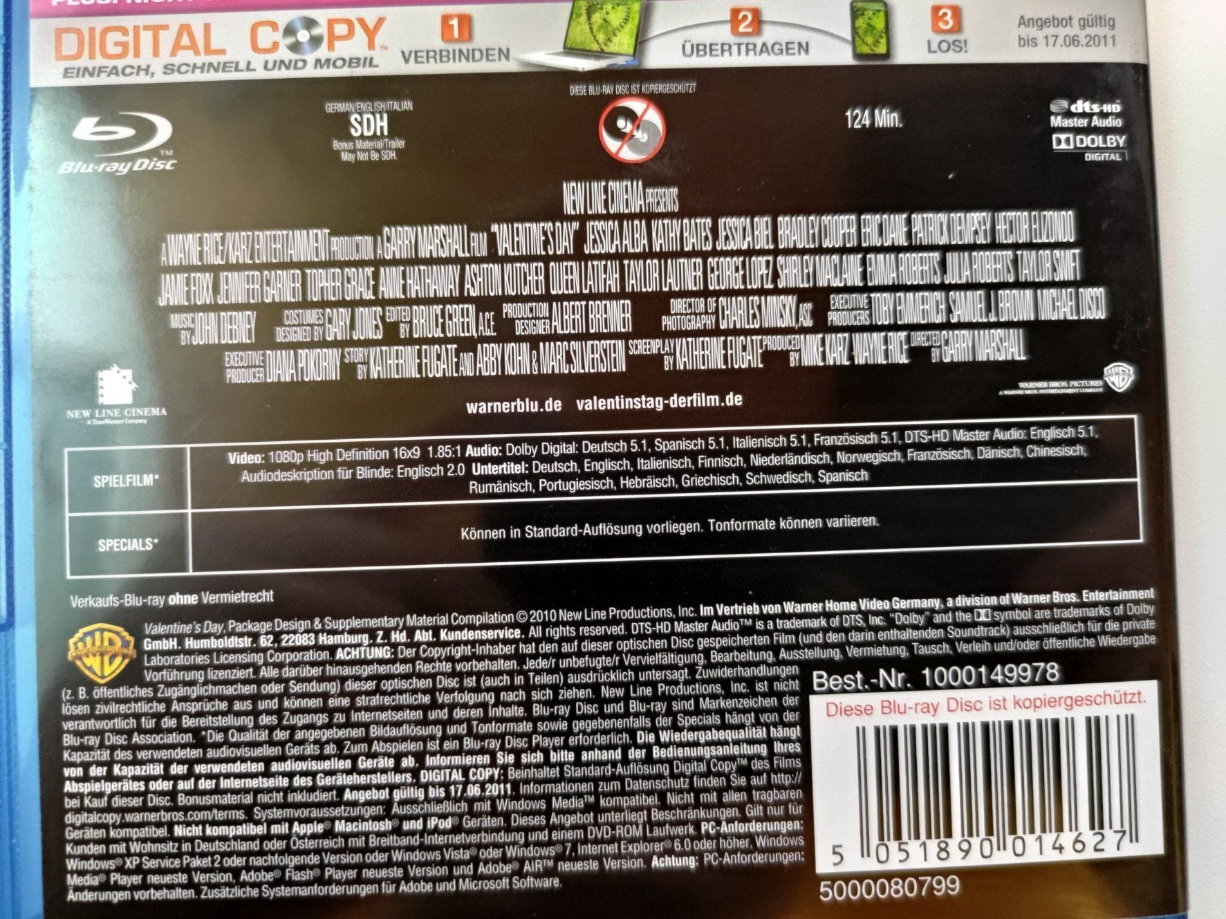 Tutti i DVDs: Valentinstag – Usato da Liestal venduto da Kratzilla 3