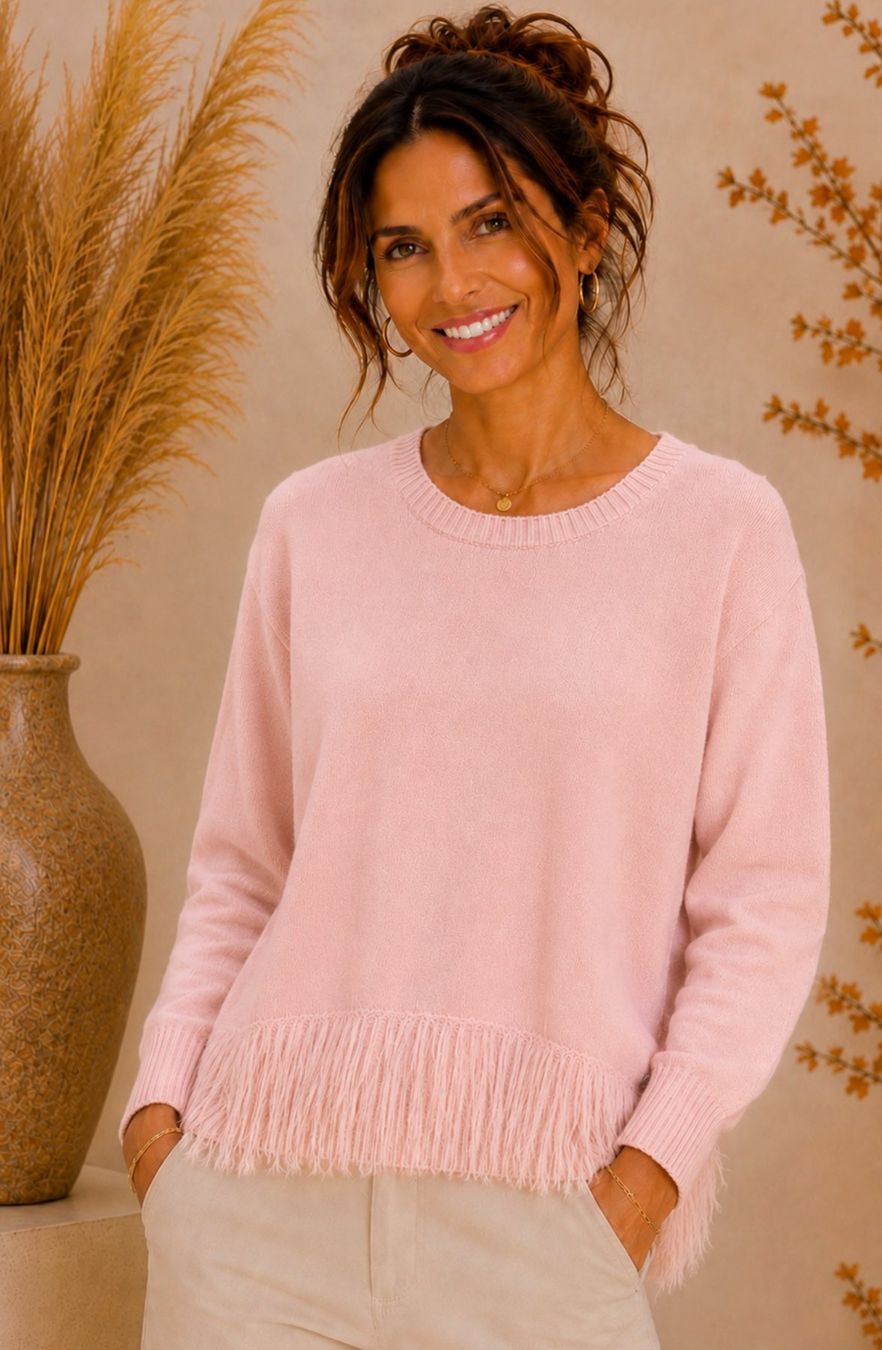 Pulls & Sweat-shirts: Pullover rosa mit FluFlu-Abschluss – Neuf avec emballage d'origine à Zürich par Naebeli