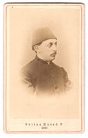 Fotografie Portrait Sultan Murad V., Sul