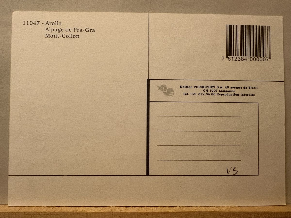 Cartes postales: AK von Arolla – D'occasion à Rümlang par Kartenpost1 1