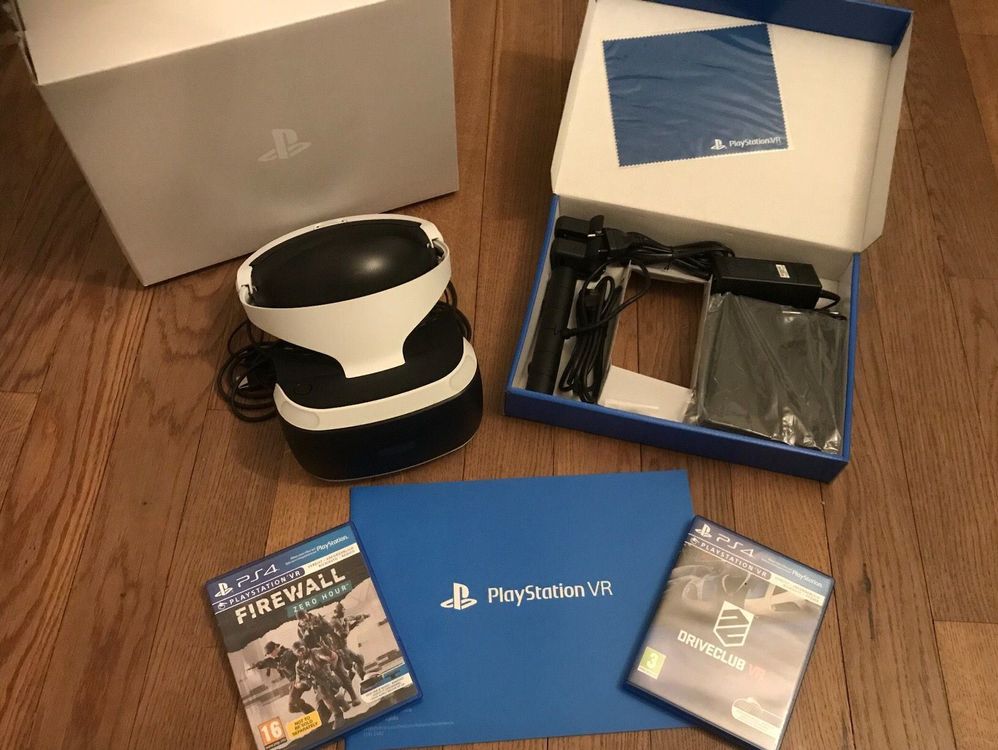 VR Brille PS4 & 2 Spiele Kaufen auf Ricardo