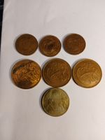 Pièces rares irlandaises: collection 1p, 2p, 5p !
