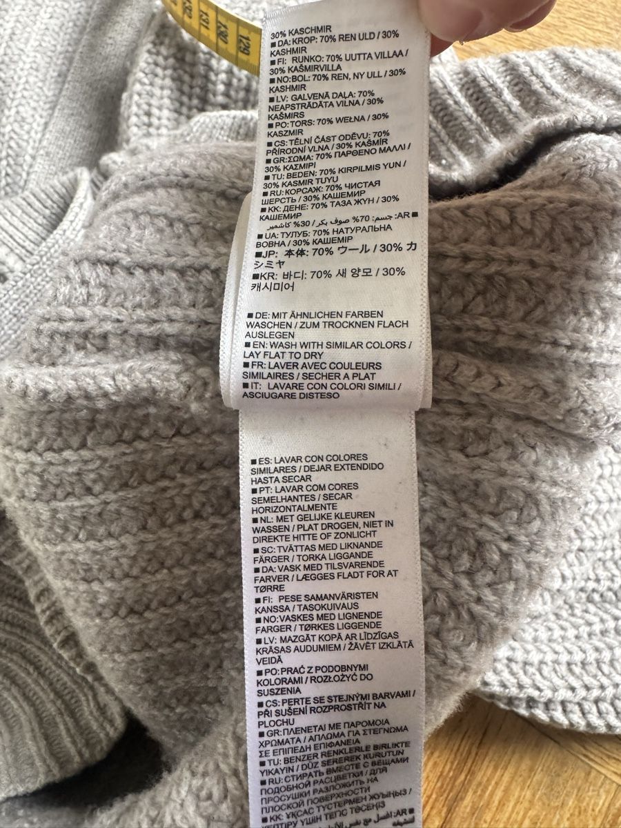 Allude Giacche: Strickjacke Allude Damen Grau  – Usato da Zürich venduto da Grace07 6