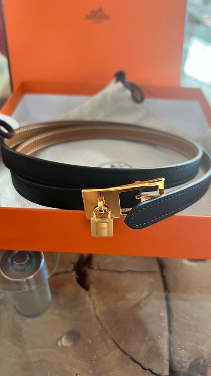 Original Hermes Wendegürtel aus Leder - hot wie neu!