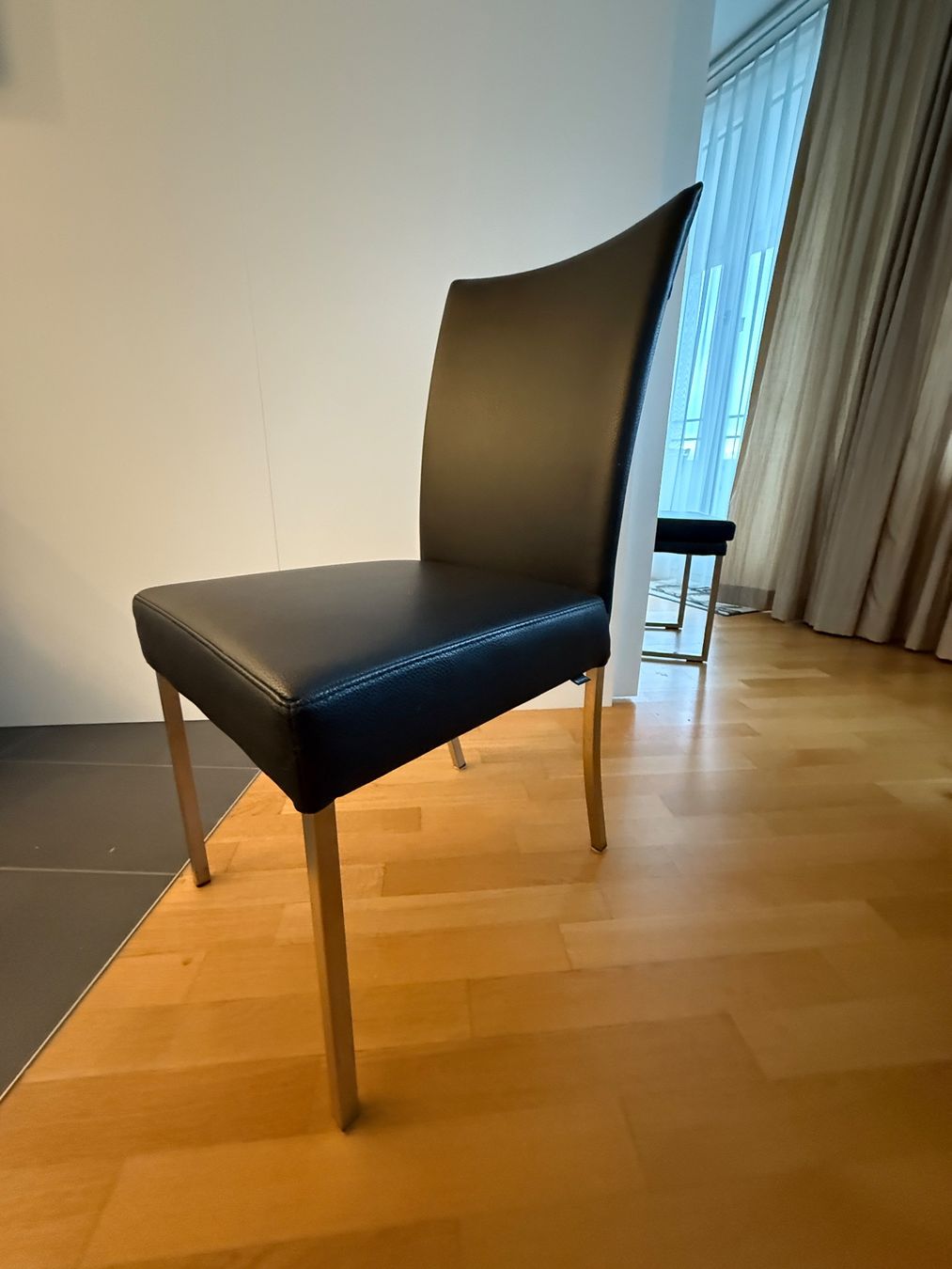 Musterring Stühle: 6er Set Lederstühle - Echtleder - Marke Musterring – Gebraucht aus Luzern von KKEKLU 5