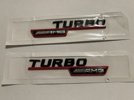 AMG Turbo Schriftzug NEU für alle 45er AMG Modelle mit 360PS