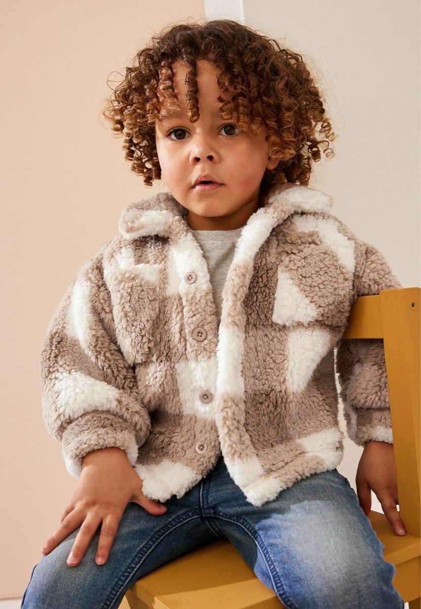 Next Vestes & Manteaux: Next Teddy Fleece Overshirt 1&1/2-2 Years – Neuf (Voir description) à Andermatt par stark19