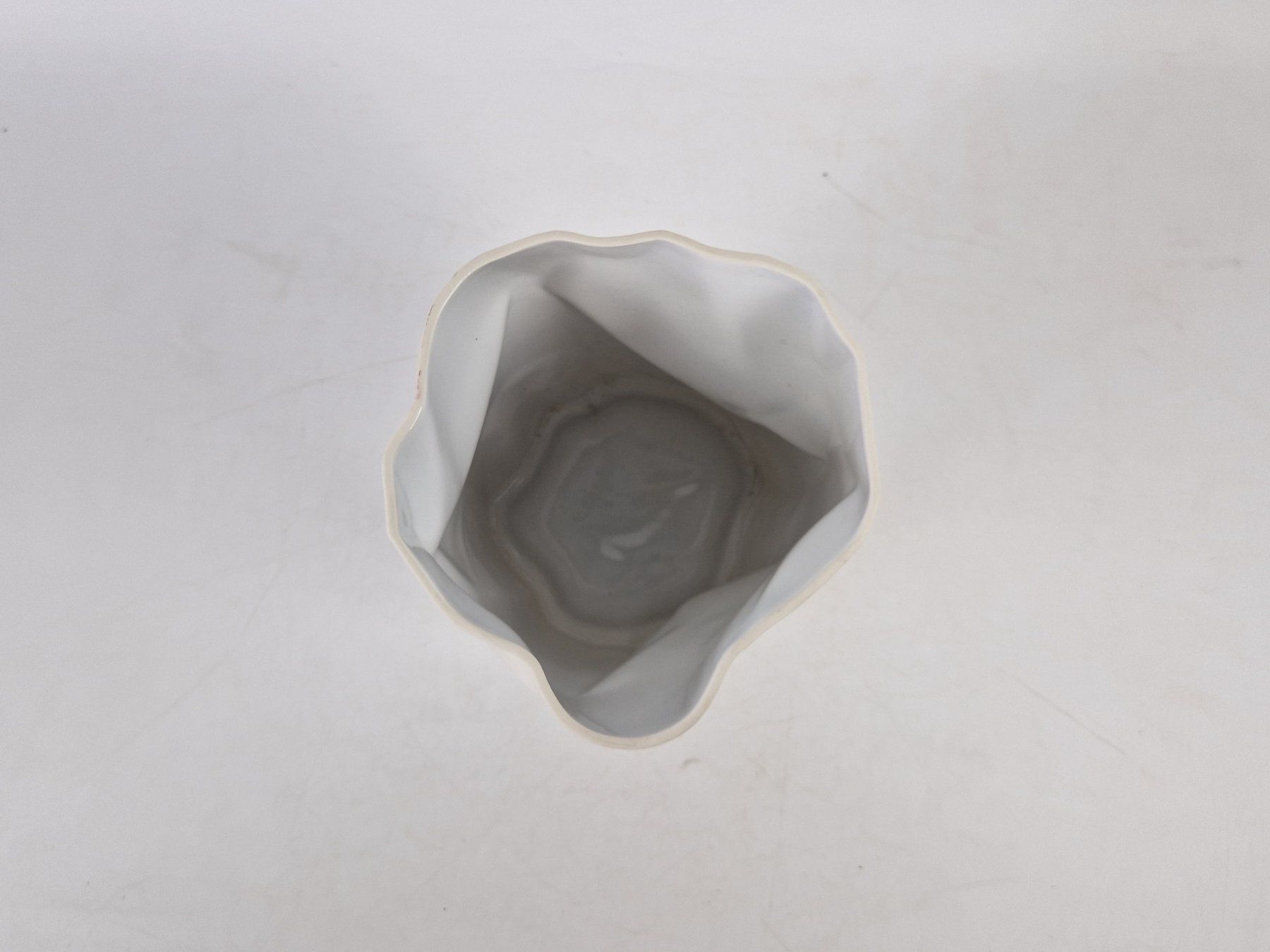 Vasen & Gefässe: Blumenvase, weiss – Gebraucht aus Muhen von Restwert_Muhen 1