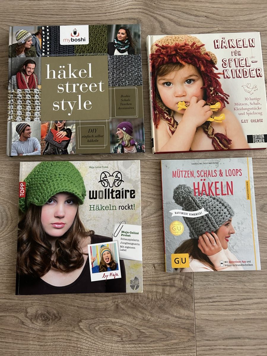 Libri: 4 Häkelbücher – Usato da Cham venduto da Maimama