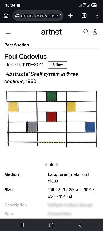 Étagères: Etagère Poul Cadovius Abstracta system – D'occasion à Ardon par Vikess 1